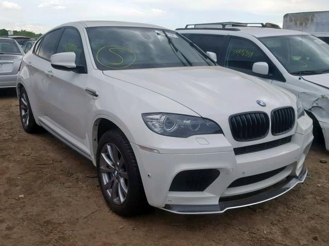 5YMGZ0C53E0C40608 - 2014 BMW X6 M WHITE photo 1