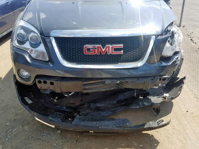 1GKKRPED9CJ405876 - 2012 GMC ACADIA SLE GRAY photo 9