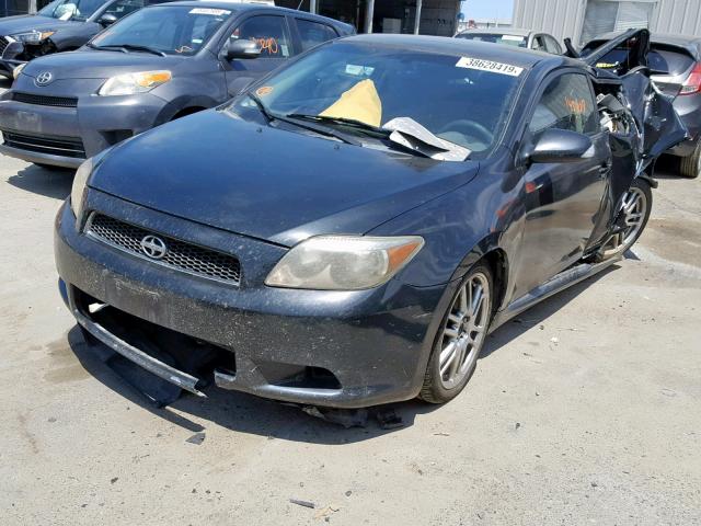 JTKDE177750028017 - 2005 TOYOTA SCION TC შავი ფოტო 2