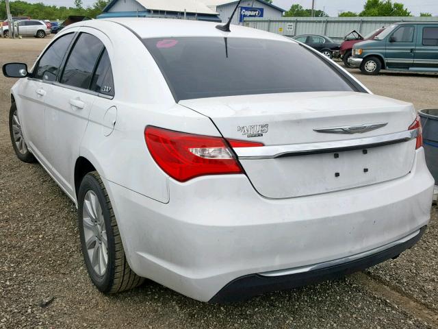 1C3CCBBB8EN198405 - 2014 CHRYSLER 200 TOURIN WHITE photo 3