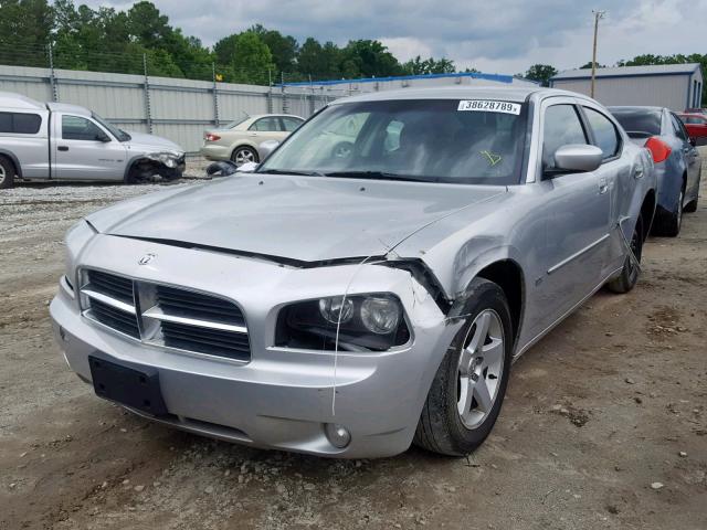 2B3CA3CV1AH280027 - 2010 DODGE CHARGER SX SILVER photo 2