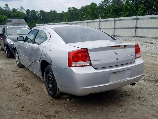 2B3CA3CV1AH280027 - 2010 DODGE CHARGER SX SILVER photo 3