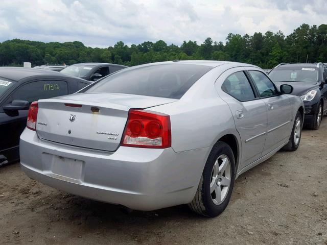 2B3CA3CV1AH280027 - 2010 DODGE CHARGER SX SILVER photo 4