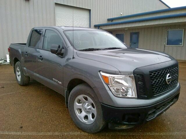 1N6AA1EK2JN515472 - 2018 NISSAN TITAN S CHARCOAL photo 1