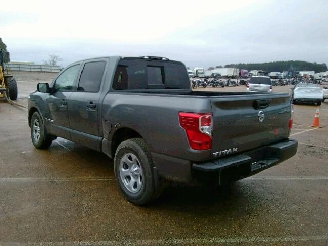 1N6AA1EK2JN515472 - 2018 NISSAN TITAN S CHARCOAL photo 3