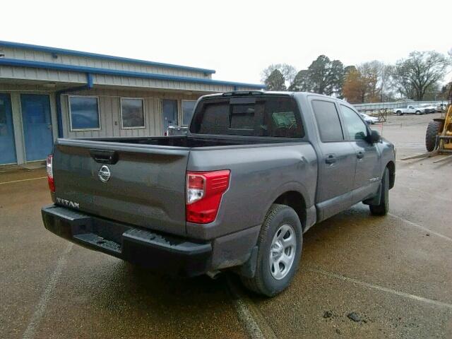 1N6AA1EK2JN515472 - 2018 NISSAN TITAN S CHARCOAL photo 4