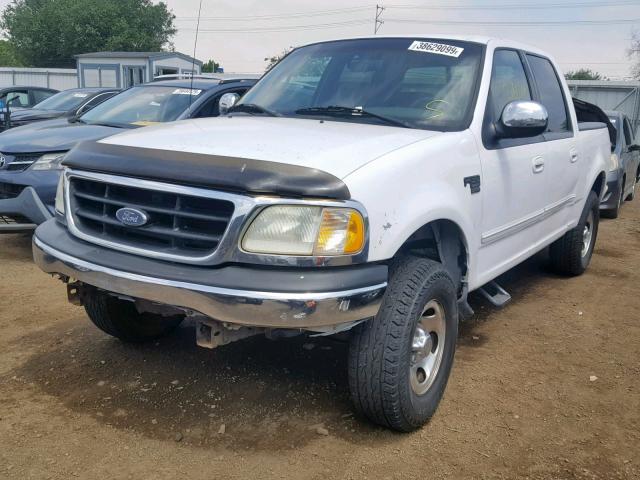 1FTRW07L21KC13043 - 2001 FORD F150 SUPER WHITE photo 2