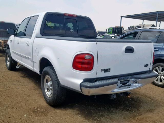 1FTRW07L21KC13043 - 2001 FORD F150 SUPER WHITE photo 3