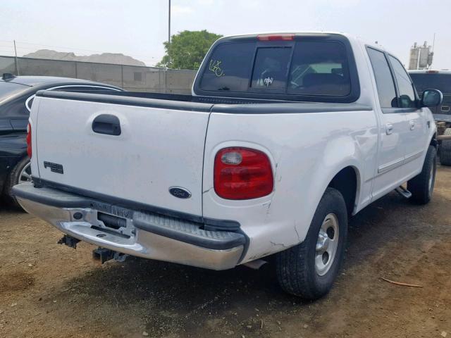 1FTRW07L21KC13043 - 2001 FORD F150 SUPER WHITE photo 4