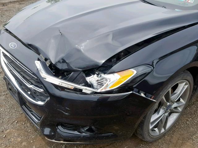 3FA6P0D90FR308556 - 2015 FORD FUSION TIT BLACK photo 9