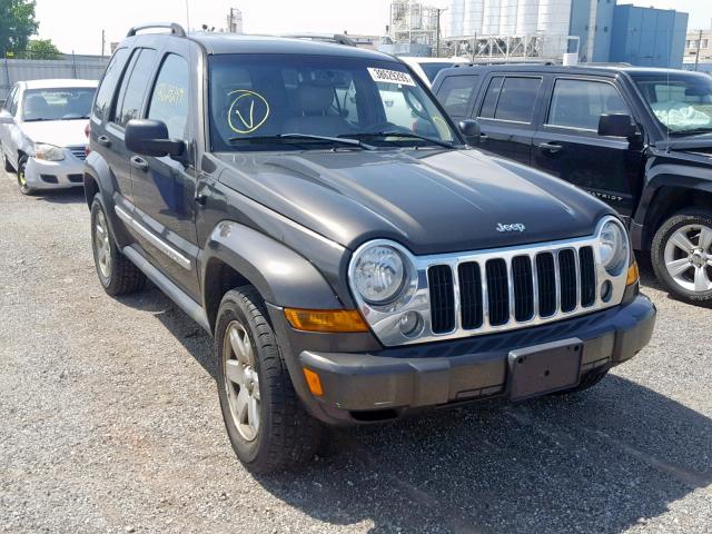 1J8GL58K35W647871 - 2005 JEEP LIBERTY LI GRAY photo 1