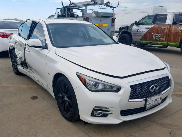 JN1BV7AP4FM339380 - 2015 INFINITI Q50 BASE WHITE photo 1