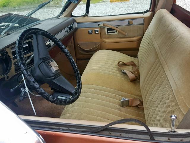 1GCEV14HXHS140814 - 1987 CHEVROLET V10 TAN photo 5