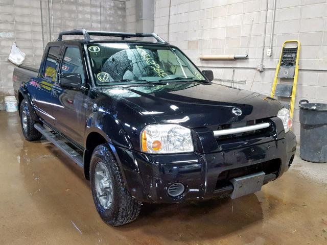 1N6ED29Y94C448933 - 2004 NISSAN FRONTIER C BLACK photo 1