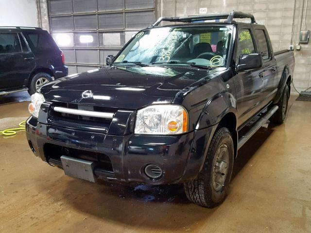 1N6ED29Y94C448933 - 2004 NISSAN FRONTIER C BLACK photo 2