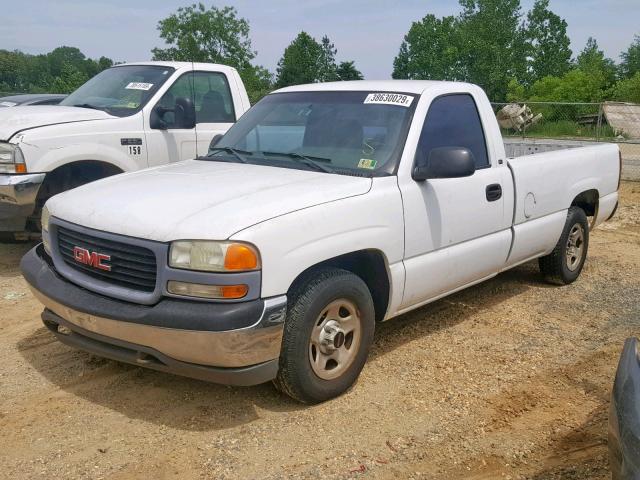 1GTEC14W1YE283346 - 2000 GMC NEW SIERRA WHITE photo 2