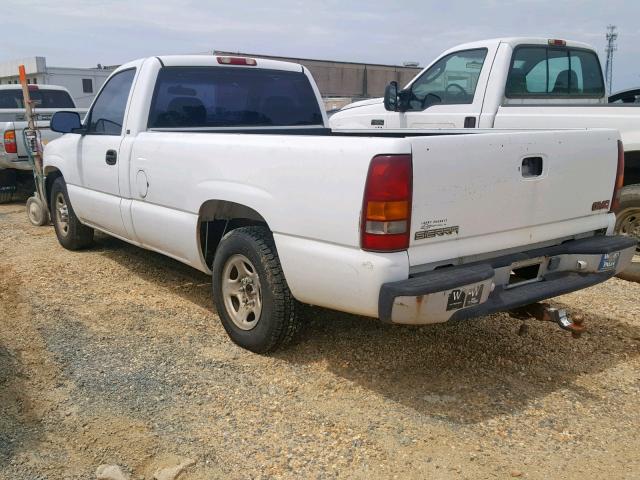 1GTEC14W1YE283346 - 2000 GMC NEW SIERRA WHITE photo 3