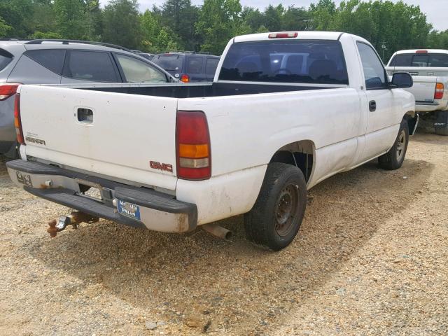 1GTEC14W1YE283346 - 2000 GMC NEW SIERRA WHITE photo 4