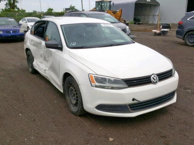 3VW1K7AJXCM425089 - 2012 VOLKSWAGEN JETTA BASE WHITE photo 1