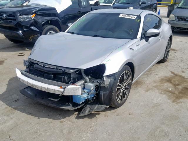 JF1ZNAA15D2722005 - 2013 TOYOTA SCION FR-S SILVER photo 2