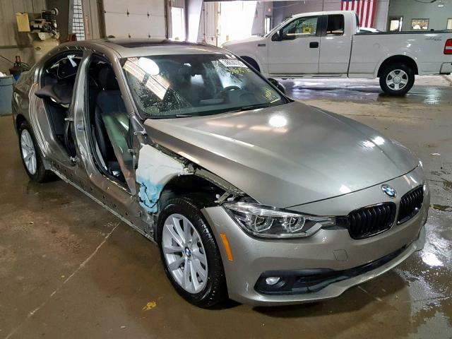 WBA8A3C53JA491729 - 2018 BMW 320 XI GRAY photo 1