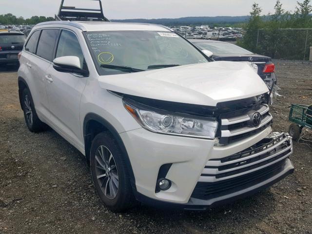 5TDJZRFH2JS543988 - 2018 TOYOTA HIGHLANDER WHITE photo 1