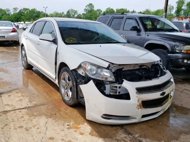 1G1ZH57BX84292368 - 2008 CHEVROLET MALIBU 1LT WHITE photo 1