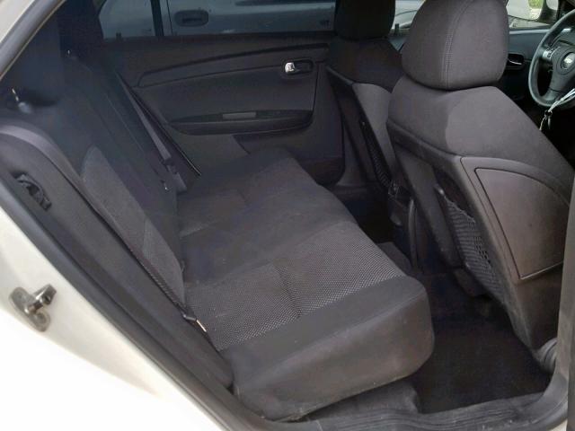 1G1ZH57BX84292368 - 2008 CHEVROLET MALIBU 1LT WHITE photo 6