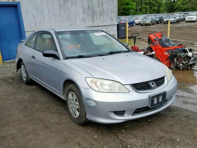 1HGEM22185L005630 - 2005 HONDA CIVIC DX V SILVER photo 1