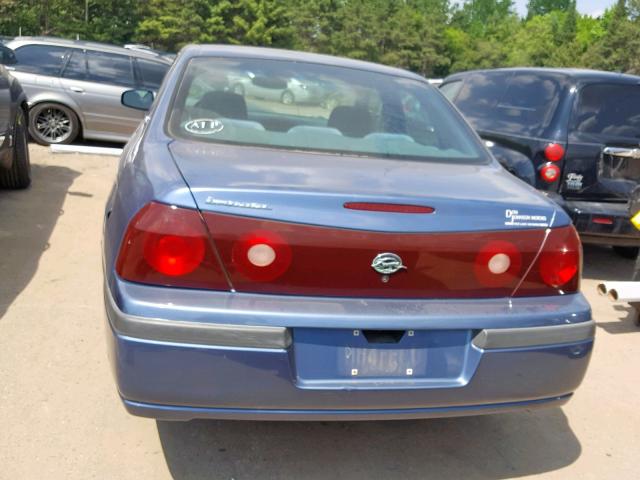 2G1WF55K5Y9170509 - 2000 CHEVROLET IMPALA BLUE photo 9