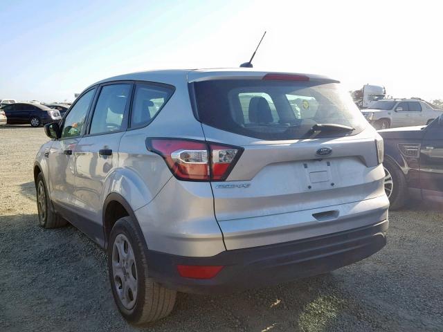 1FMCU0F72HUD87401 - 2017 FORD ESCAPE S SILVER photo 3