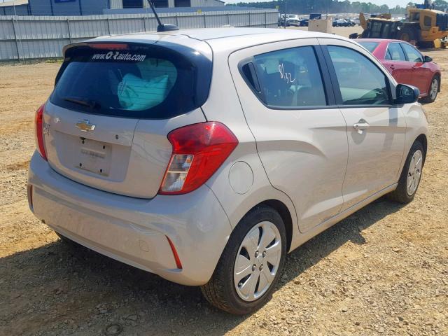 KL8CB6SA3HC840549 - 2017 CHEVROLET SPARK LS TAN photo 4