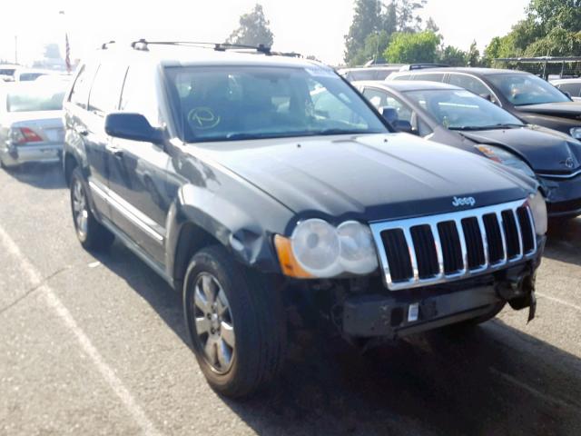 1J8HS58228C217696 - 2008 JEEP GRAND CHER BLACK photo 1