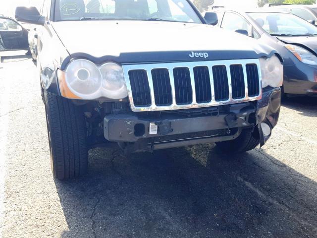 1J8HS58228C217696 - 2008 JEEP GRAND CHER BLACK photo 9