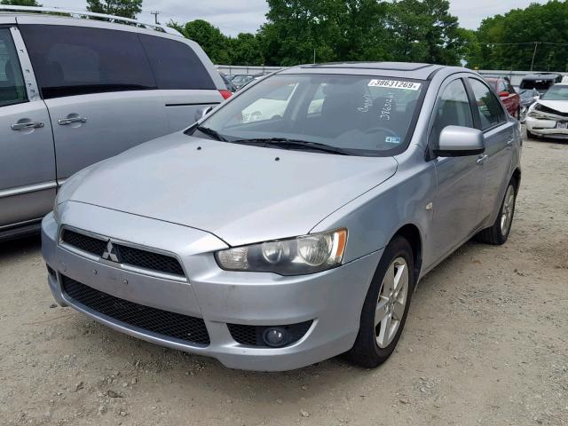 JA3AU26U98U033239 - 2008 MITSUBISHI LANCER ES SILVER photo 2