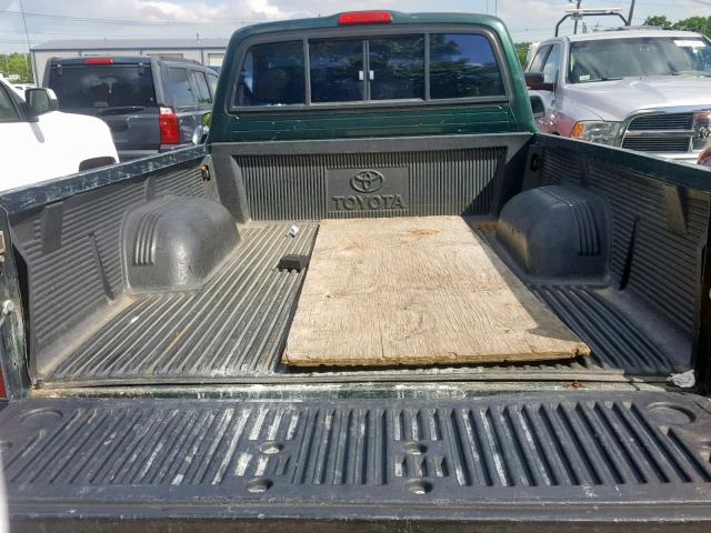 4TAPM62N5XZ558863 - 1999 TOYOTA TACOMA GREEN photo 6