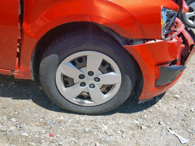 1G1JA5SG7D4106929 - 2013 CHEVROLET SONIC LS ORANGE photo 9