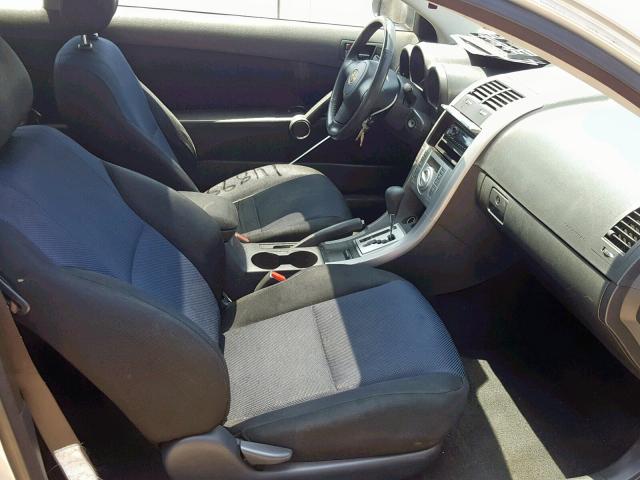 JTKDE177050018641 - 2005 TOYOTA SCION TC 银色 照片 5