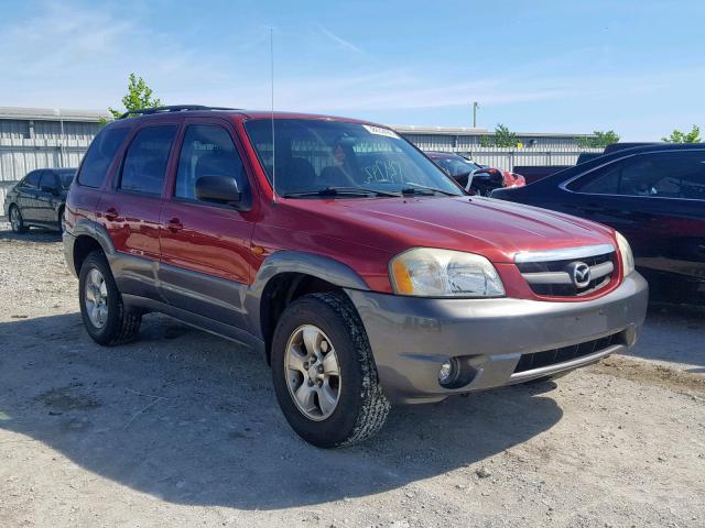 4F2YZ04183KM12056 - 2003 MAZDA TRIBUTE LX RED photo 1