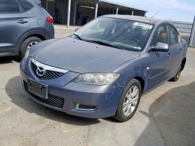 JM1BK32GX81824799 - 2008 MAZDA 3 I CHARCOAL photo 2