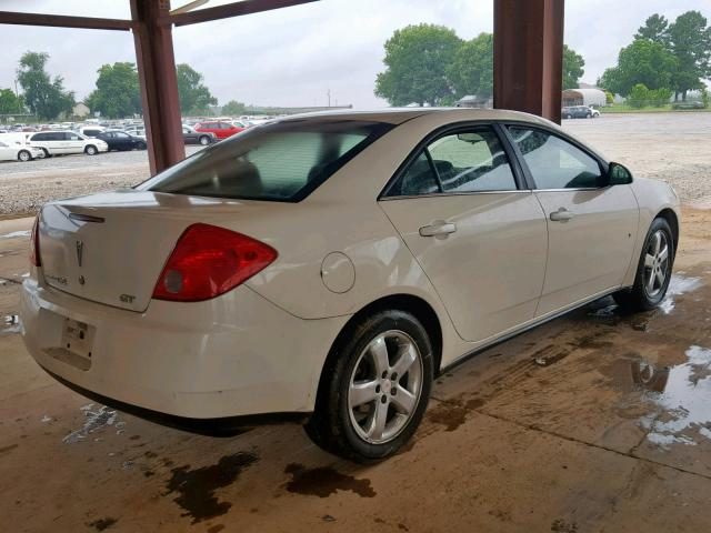 1G2ZH57N184225230 - 2008 PONTIAC G6 GT WHITE photo 4