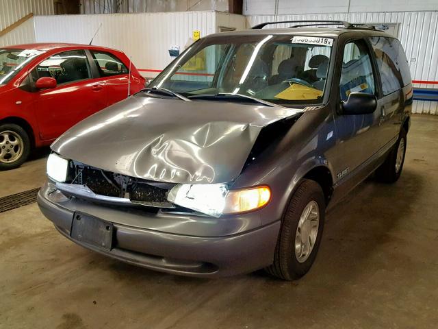 4N2DN1115VD815274 - 1997 NISSAN QUEST XE SILVER photo 2