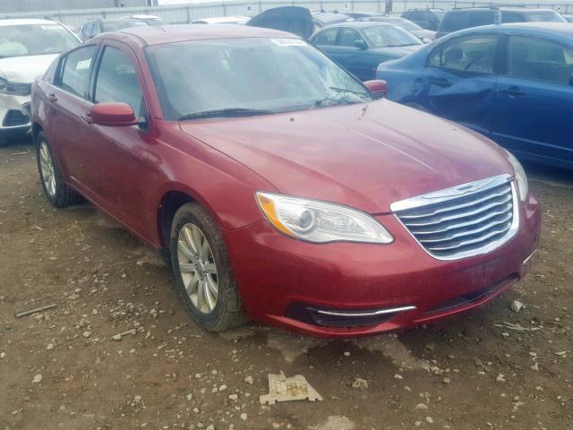 1C3CCBBB8DN612281 - 2013 CHRYSLER 200 TOURIN MAROON photo 1