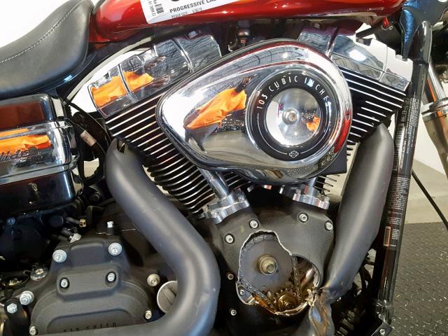 1HD1GPM10CC339726 - 2012 HARLEY-DAVIDSON FXDWG DYNA RED photo 5