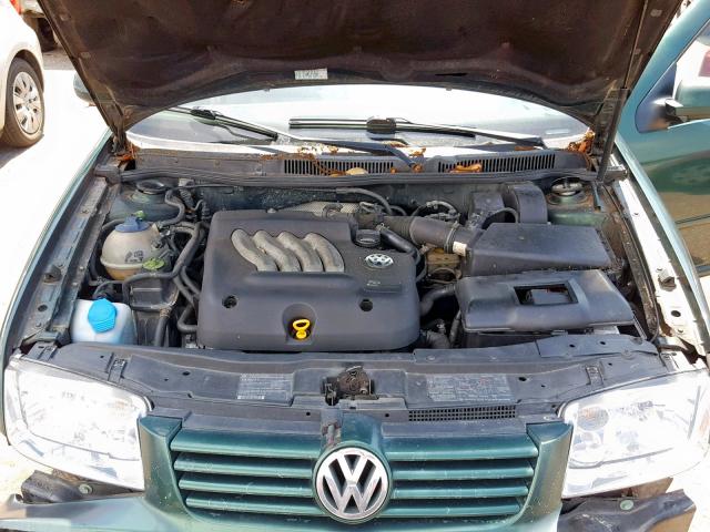 3VWSC29M3XM036013 - 1999 VOLKSWAGEN JETTA GLS GREEN photo 7