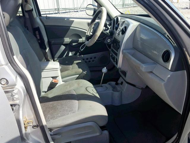 3A4FY58B97T587182 - 2007 CHRYSLER PT CRUISER SILVER photo 5