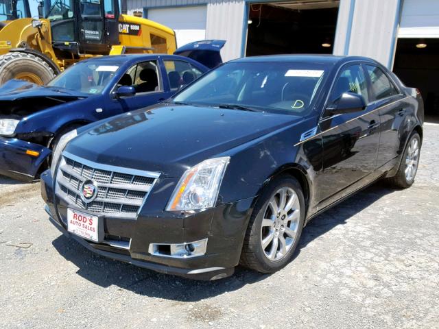 1G6DT57V280134918 - 2008 CADILLAC CTS HI FEA BLACK photo 2