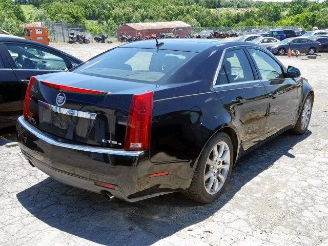 1G6DT57V280134918 - 2008 CADILLAC CTS HI FEA BLACK photo 4