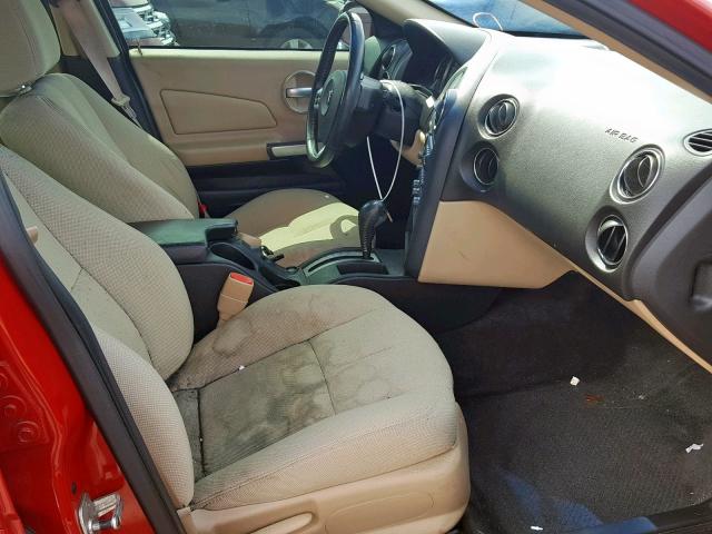2G2WP552681174687 - 2008 PONTIAC GRAND PRIX RED photo 5