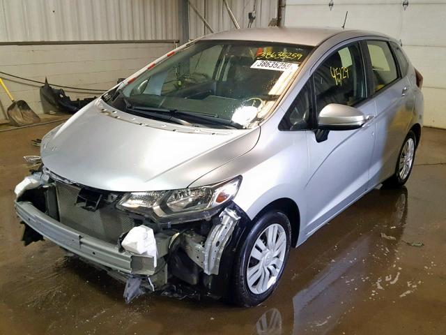 JHMGK5H55GX014692 - 2016 HONDA FIT LX SILVER photo 2